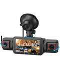 [Hometech] Front and Rear Dash Cam with Four Cameras and WiFi Connectivity