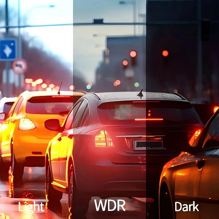 [Hometech] Front and Rear Dash Cam with Four Cameras and WiFi Connectivity