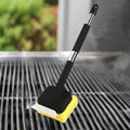 [Hometech] Barbecue Grill Brush with Steam Cleaning Feature and Scraper Tool