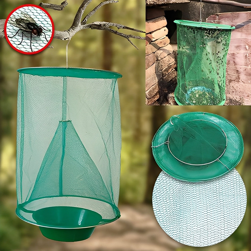 [Hometech] Reusable Outdoor Fly Trap Device with Washable Design