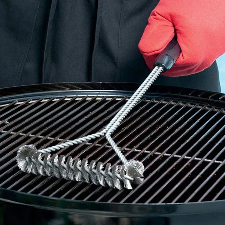 [Hometech] BBQ Grill Cleaning Brush with Stainless Steel Bristles