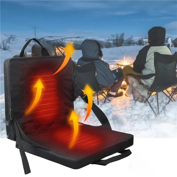 [Hometech] Foldable Heated Seat Cushion with 3 Level Temperature Controller Pad