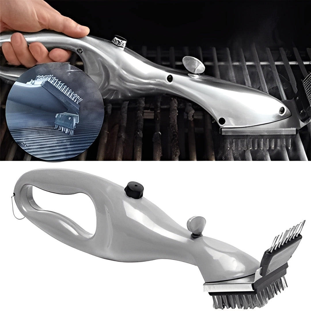 [Hometech] Grill Cleaning Brush with Steam-Use Design and Scraper