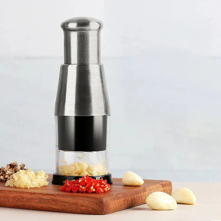 [Hometech] Garlic Chopper Device with Stainless Steel Blades