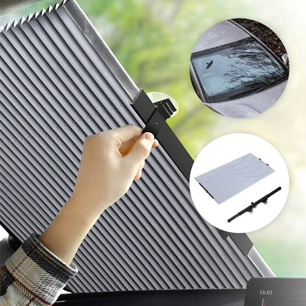 [Hometech] Front and Side Window Car Sunshade with Foldable Design