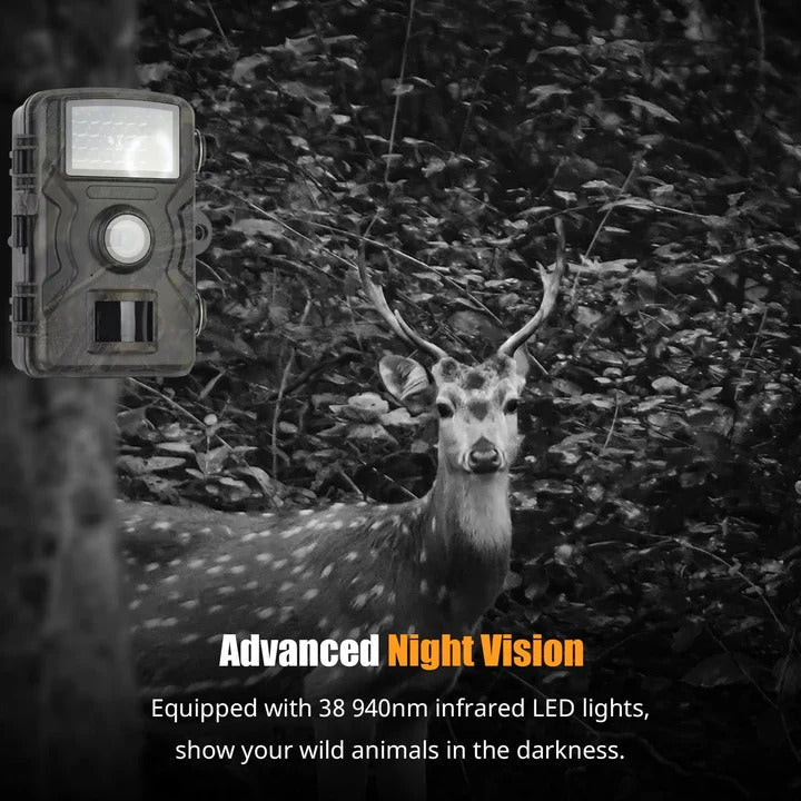 [Hometech] 1080P Trail Camera with Motion Sensor and Night Vision LEDs