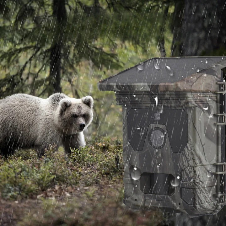 [Hometech] Solar Powered Trail Camera with Night Vision and Outdoor Use