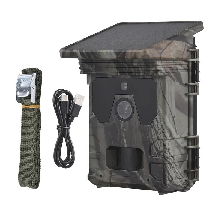 [Hometech] Solar Powered Trail Camera with Night Vision and Outdoor Use