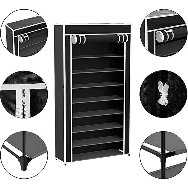 [Hometech] Vertical Shoe Rack Organizer for Entryway and Closet Storage
