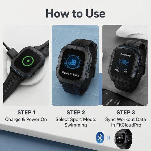 [Hometech] Sports Watch with Bluetooth 5.0 Connectivity