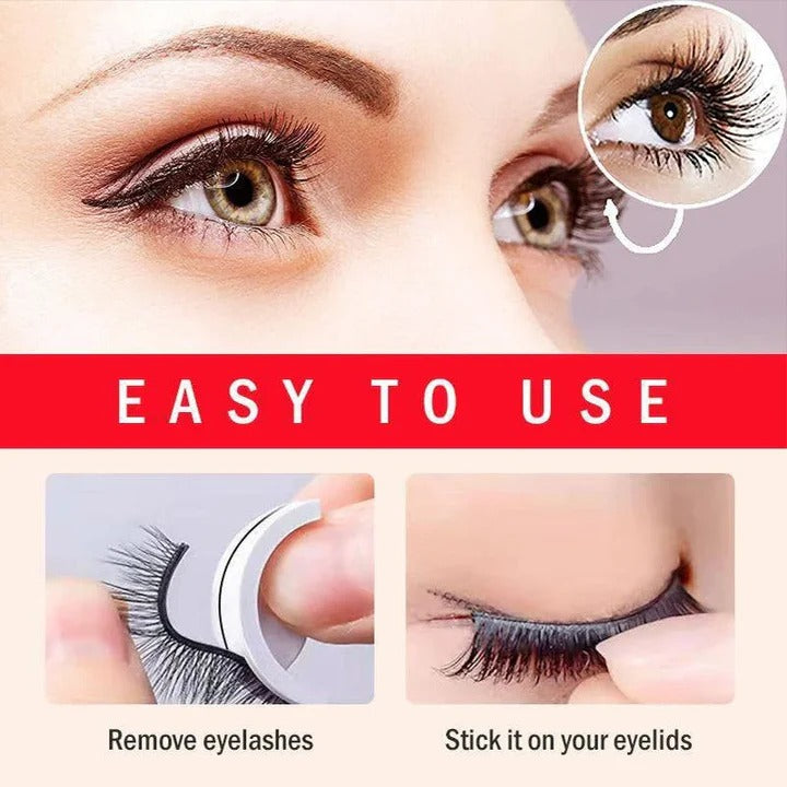 [Hometech] Self Adhesive Eyelashes with Washable and Reusable Design