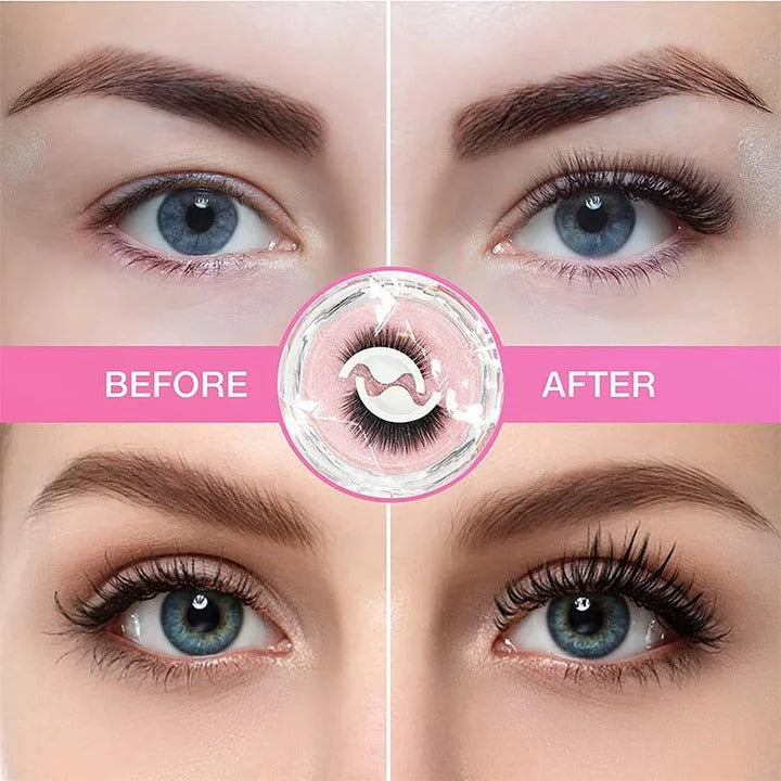 [Hometech] Self Adhesive Eyelashes with Washable and Reusable Design