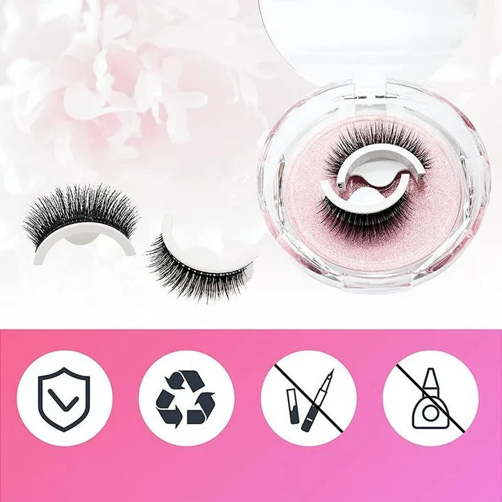 [Hometech] Self Adhesive Eyelashes with Washable and Reusable Design