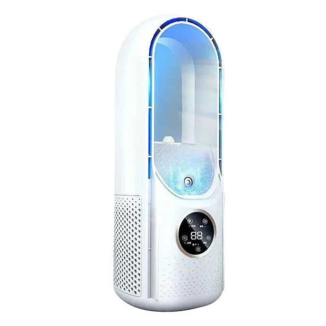 [Hometech] Portable Bladeless Fan with USB Power and 100ml Water Tank