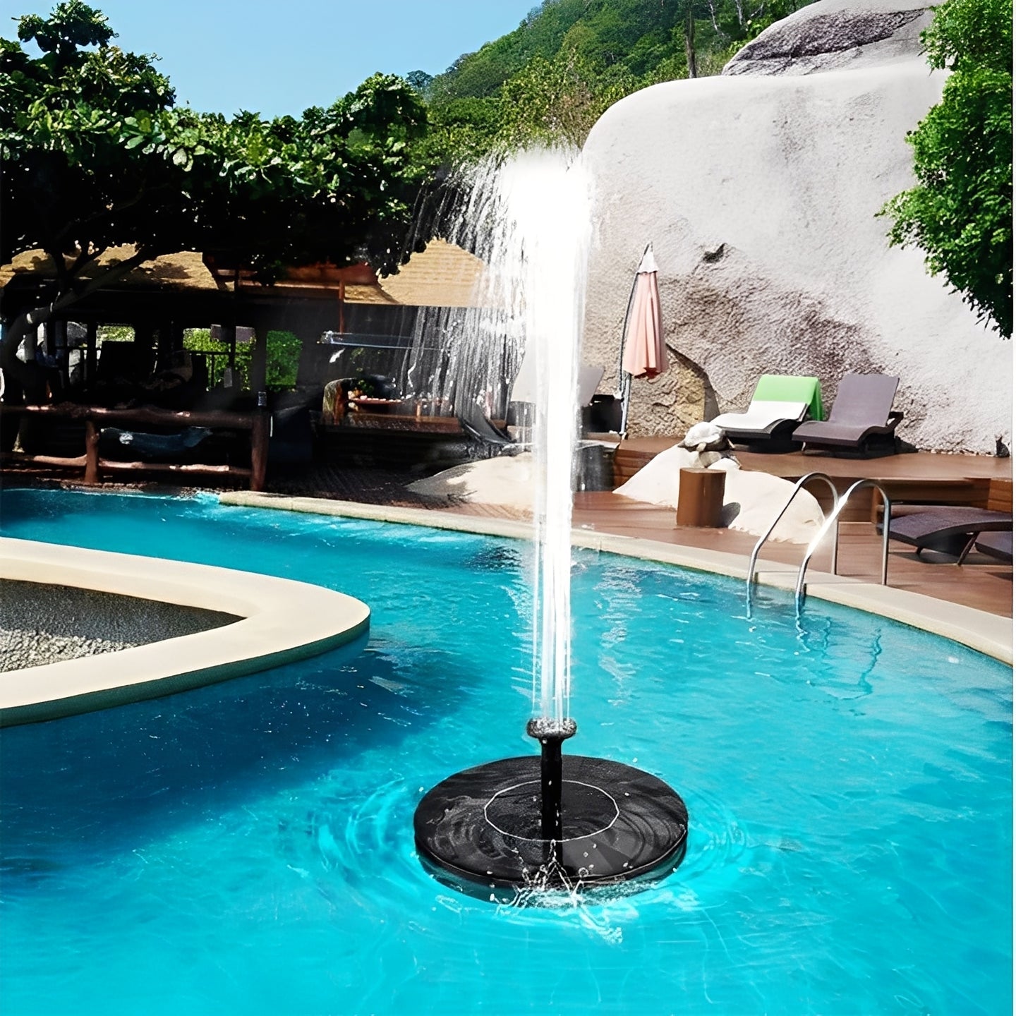 [Hometech] Floating Solar Water Pump for Garden Birdbaths and Pools