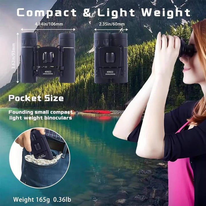 [Hometech] Binoculars with 40x Magnification and 22mm Objective Lens