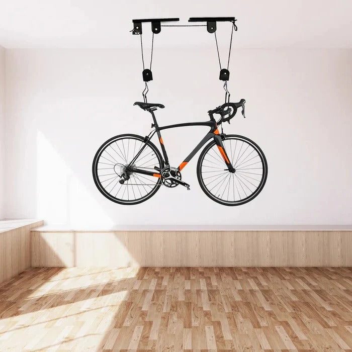 [Hometech] Ceiling Mounted Bicycle Hoist for Garage and Home Storage