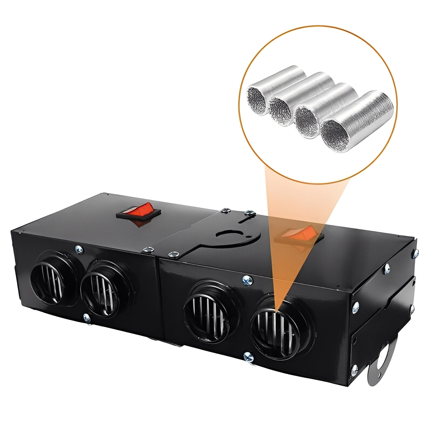 [Hometech] 500W Electric Car Heater Fan with Air Outlets