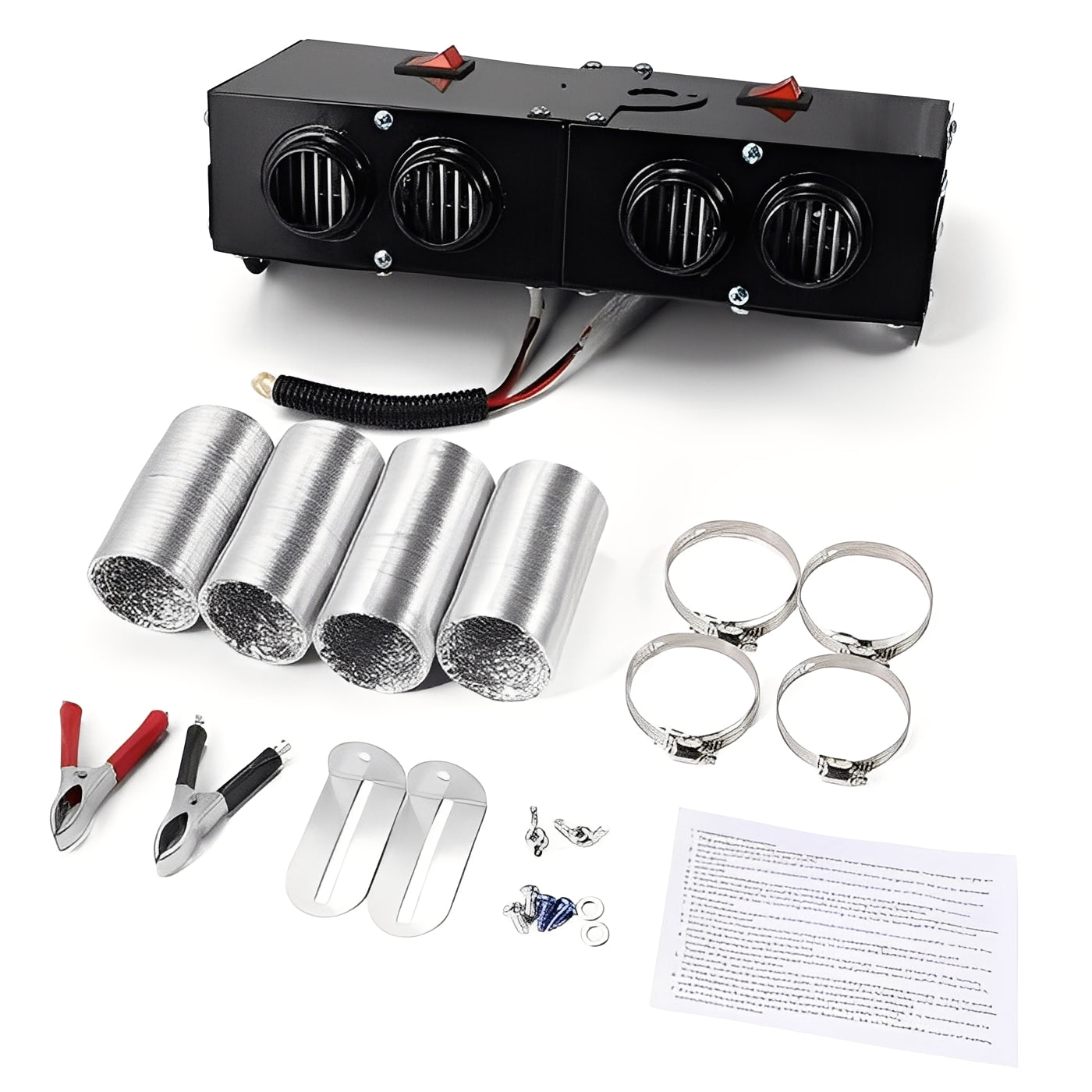 [Hometech] 500W Electric Car Heater Fan with Air Outlets