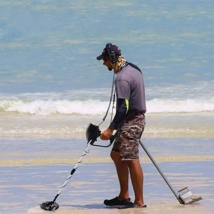 [Hometech] Metal Detector with LCD Pointer Meter and Adjustable Stem