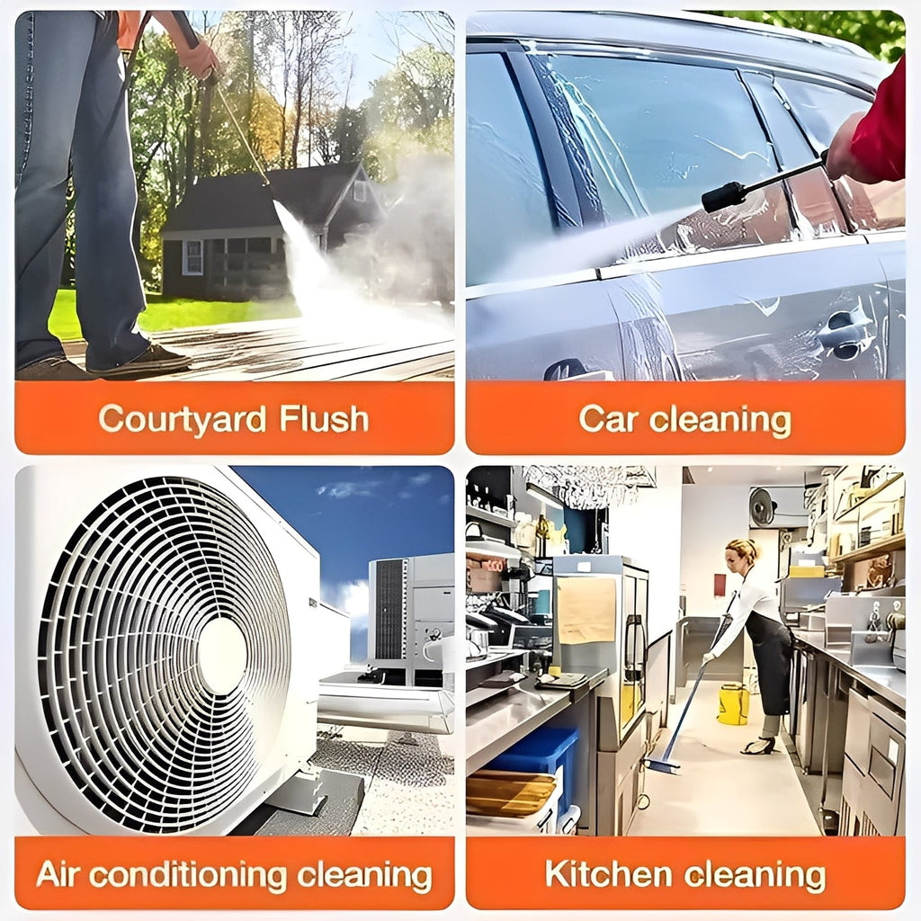 [Hometech] Cordless Water Spray Device with Battery and Dual Spray Modes