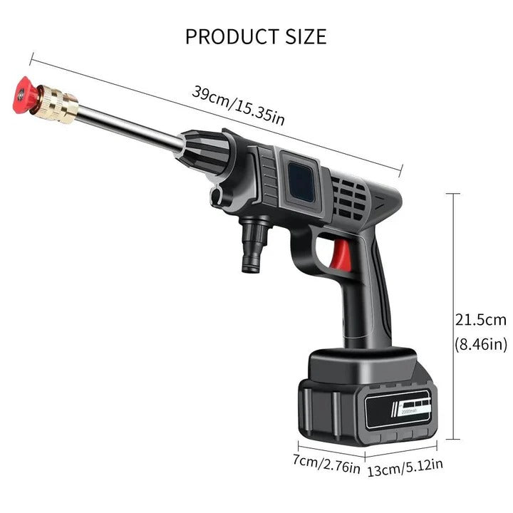 [Hometech] Cordless Water Spray Device with Battery and Dual Spray Modes