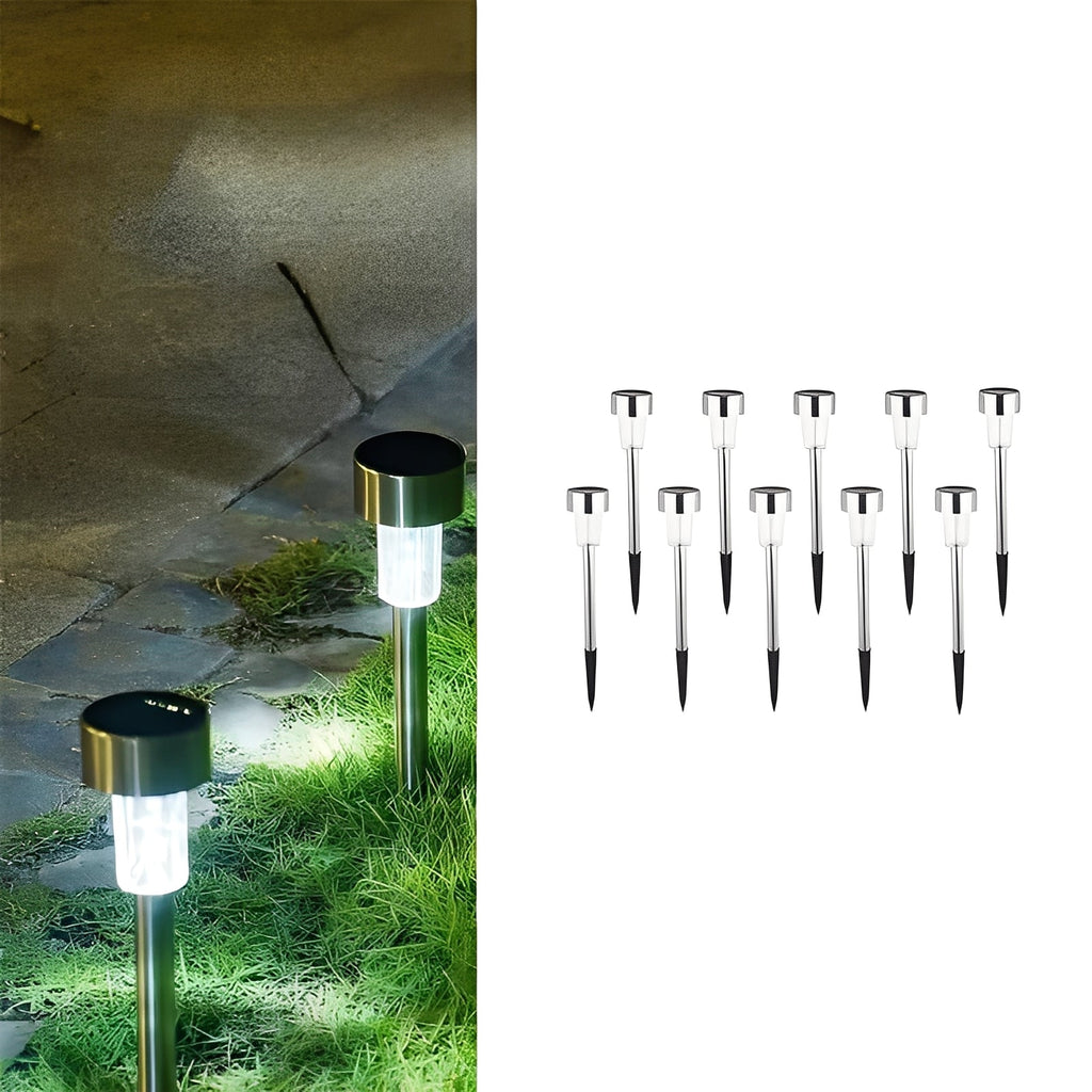 [Hometech] Solar Powered LED Fairy Lights for Garden and Yard Placement, Set of 10