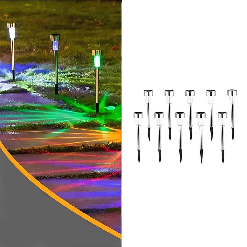 [Hometech] Solar Powered LED Fairy Lights for Garden and Yard Placement, Set of 10