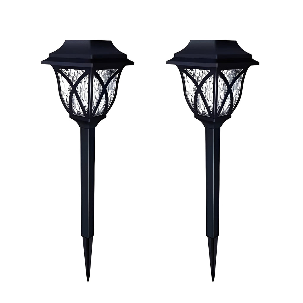 [Hometech] Solar Powered Pathway Lights with LED Light Source, Set of 2