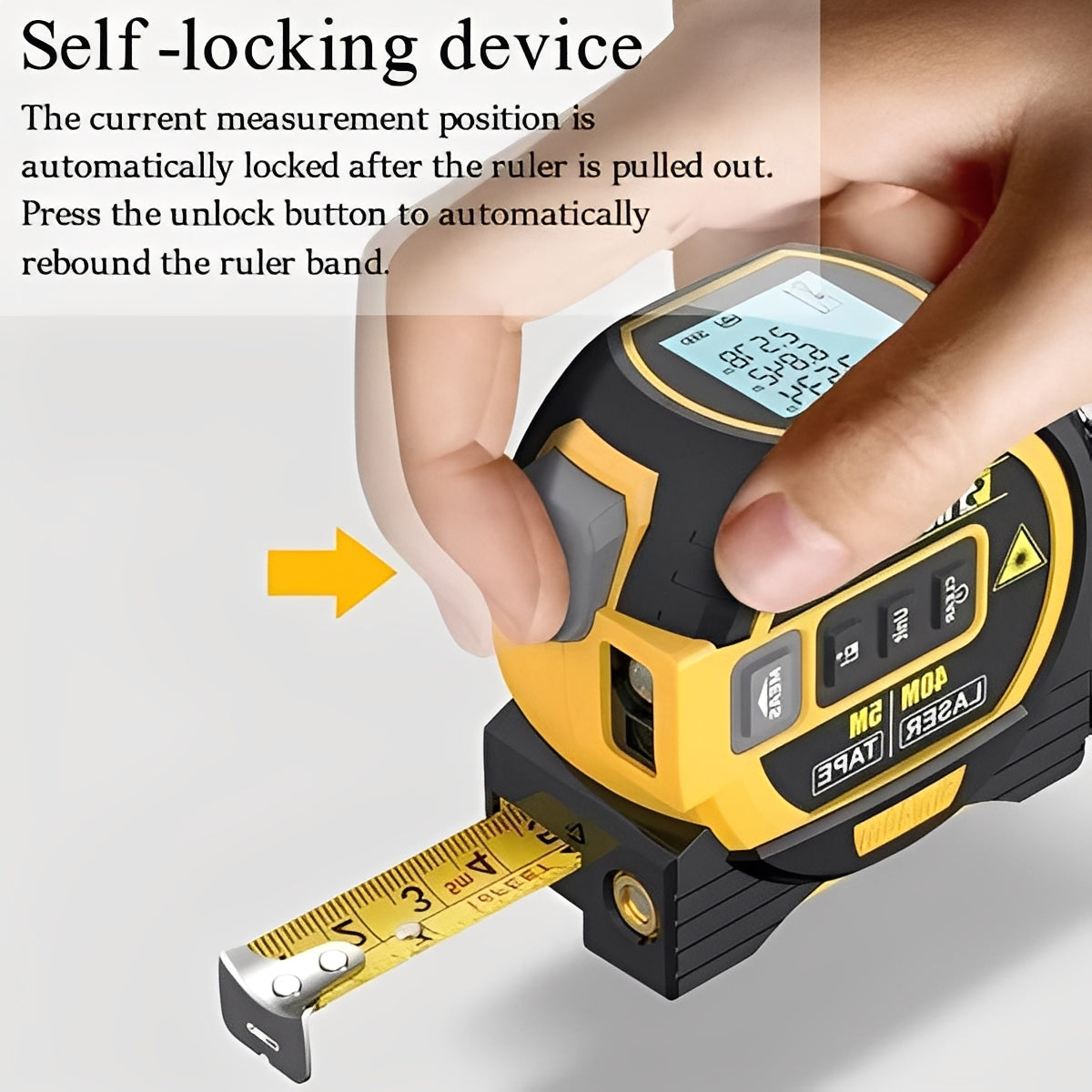 [Hometech] 3-in-1 Distance Measuring Tool with Infrared Laser Function