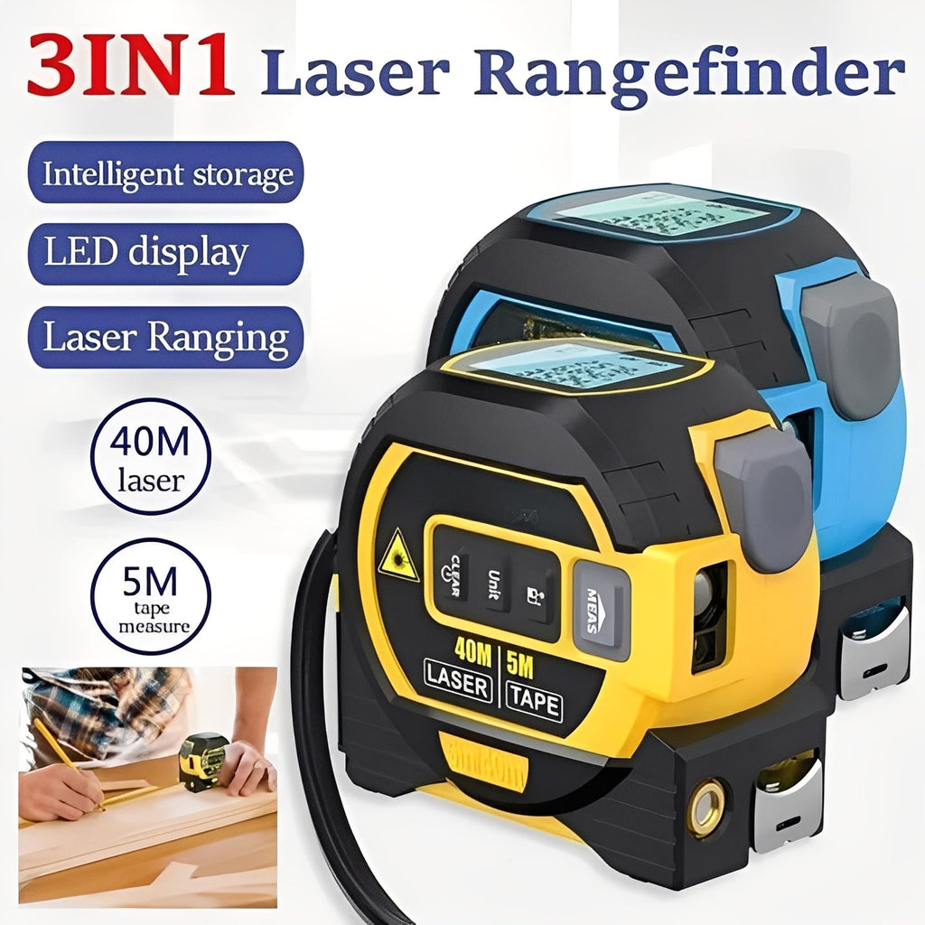 [Hometech] 3-in-1 Distance Measuring Tool with Infrared Laser Function