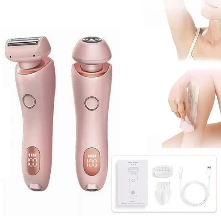 [Hometech] Cordless Women’s Hair Trimmer with Rechargeable Battery