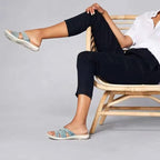 [Hometech] Adjustable Women’s Slide Sandals with Open Toe Design