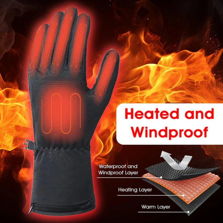 [Hometech] Rechargeable Heated Glove Liners with 7.4V Batteries and Dual Charger