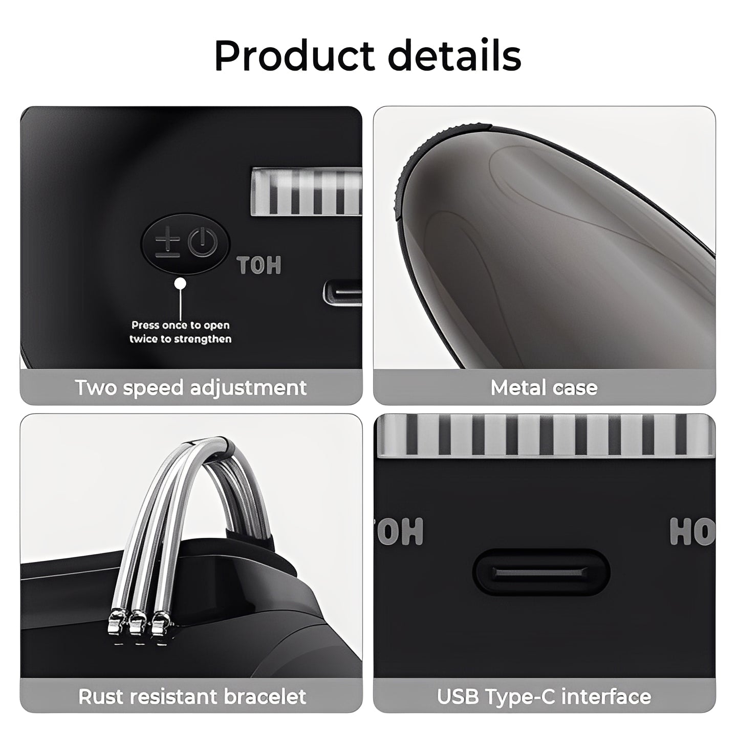 [Hometech] USB Rechargeable Handheld Massager