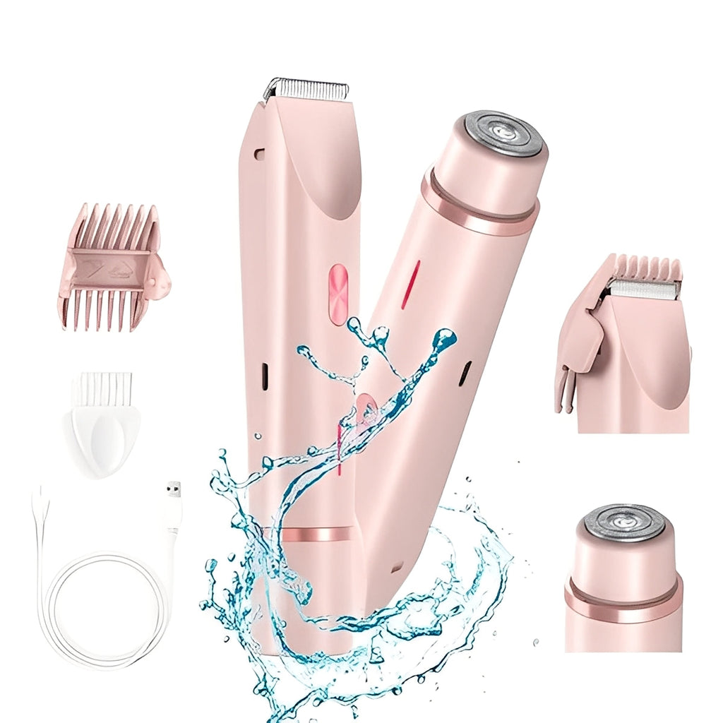 [Hometech] Women’s Electric Shaver with Interchangeable Heads