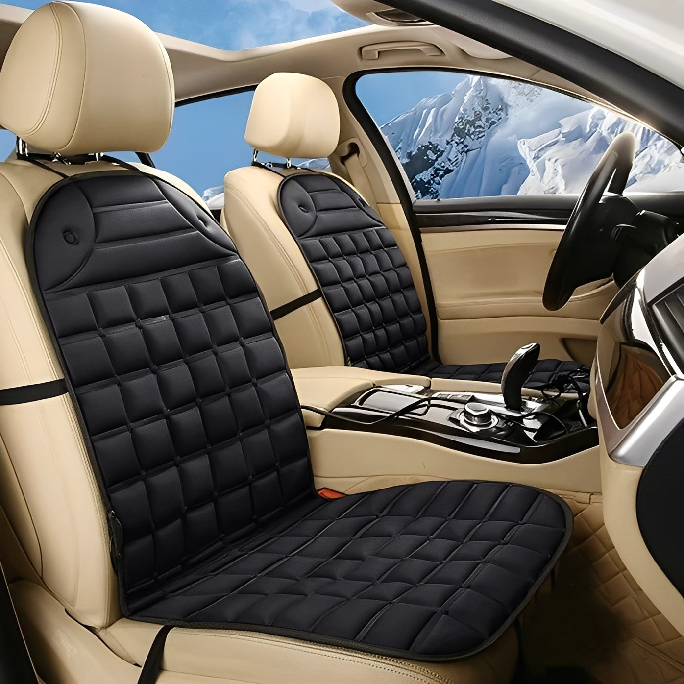 [Hometech] Heated Car Seat Cushion with Temperature Control