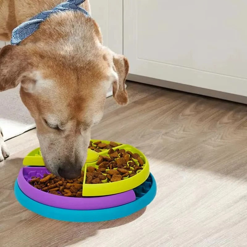 [Hometech] Pet Slow Feeder Bowl with Puzzle Style Design