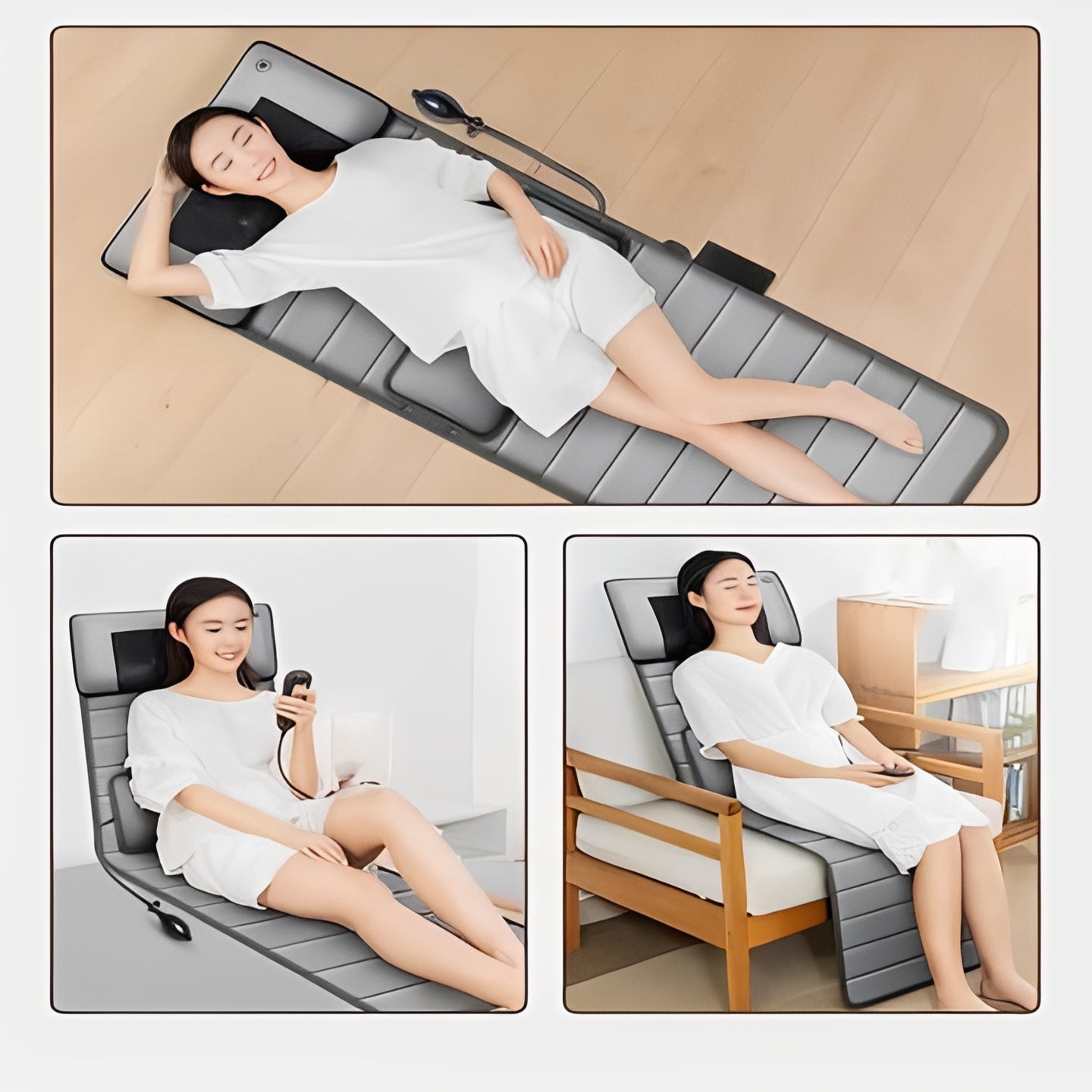 [Hometech] Massage Mat with Adjustable Modes and Heat Function