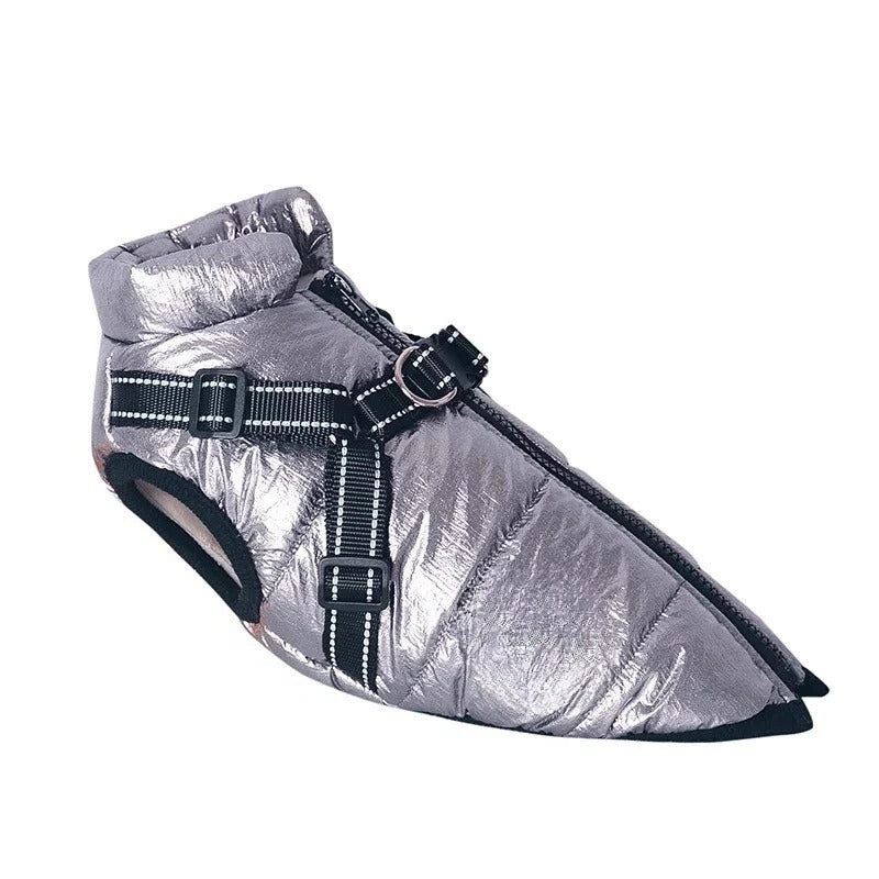 [Hometech] Insulated Dog Coat with Built In Harness for Cold Weather