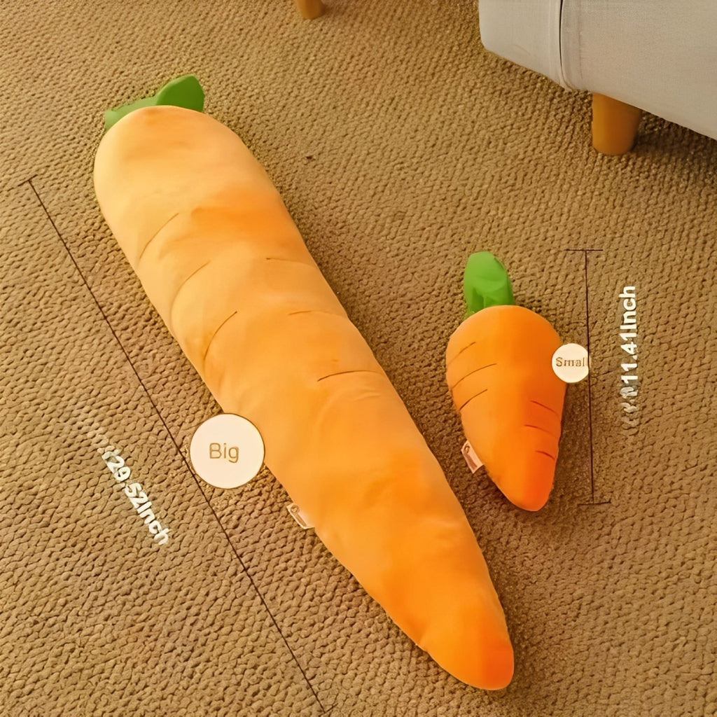 [Hometech] Plush Dog Toy with Sound in Carrot Shape
