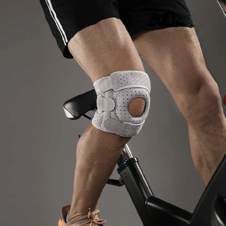 [Hometech] Knee Support Brace with Adjustable Straps for Running and Workout