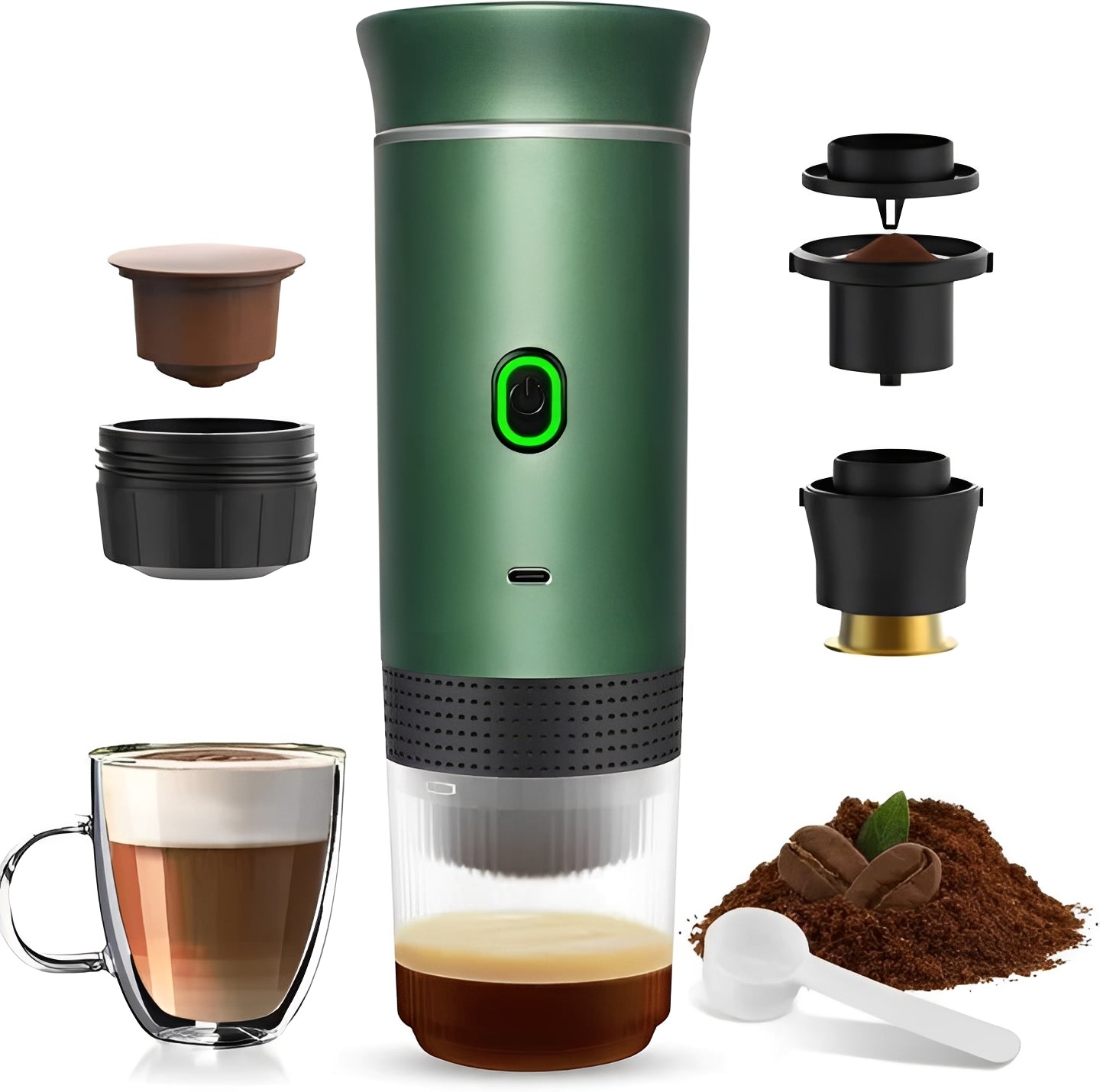 [Hometech] Portable USB Powered Coffee Maker with 3 Brewing Modes