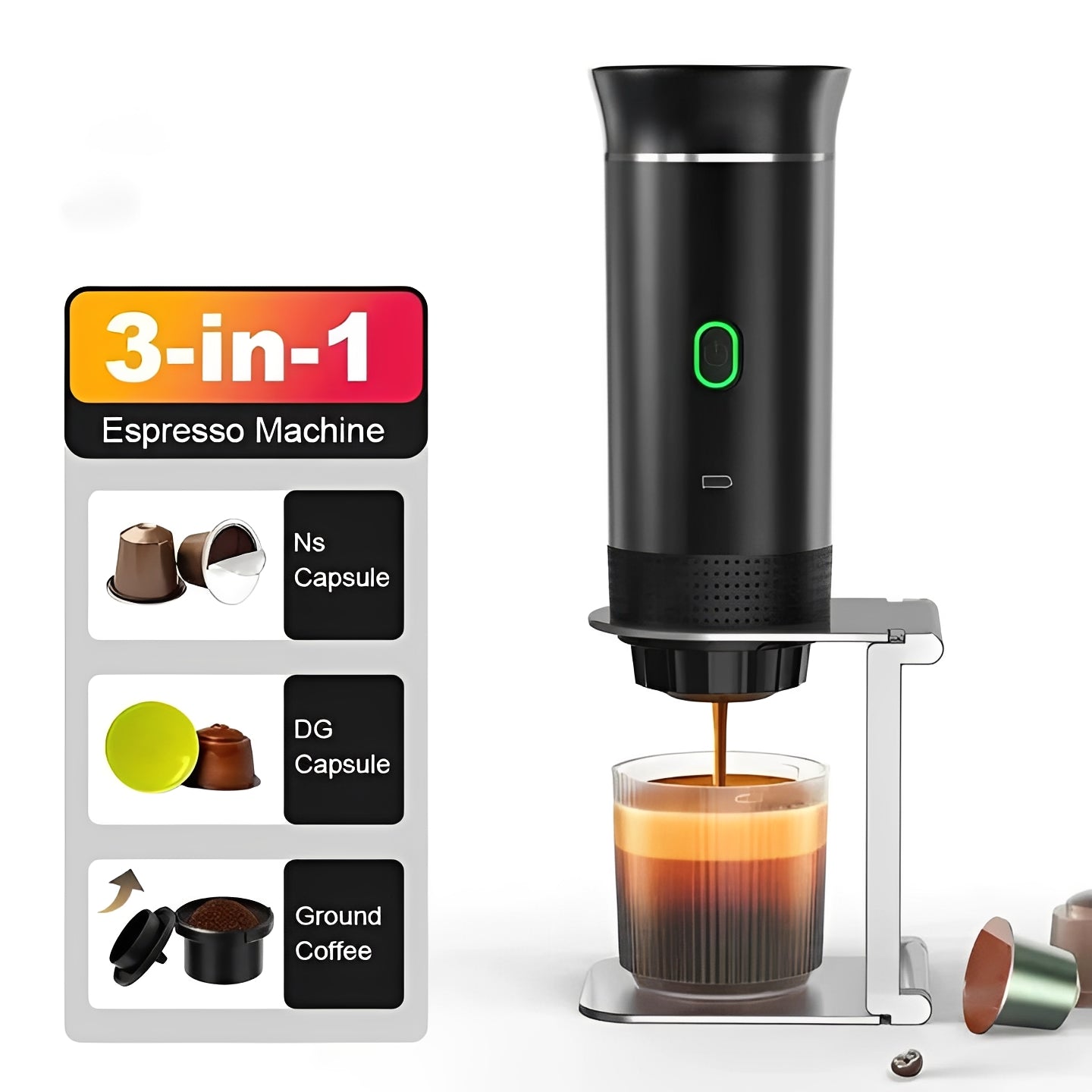 [Hometech] Portable USB Powered Coffee Maker with 3 Brewing Modes