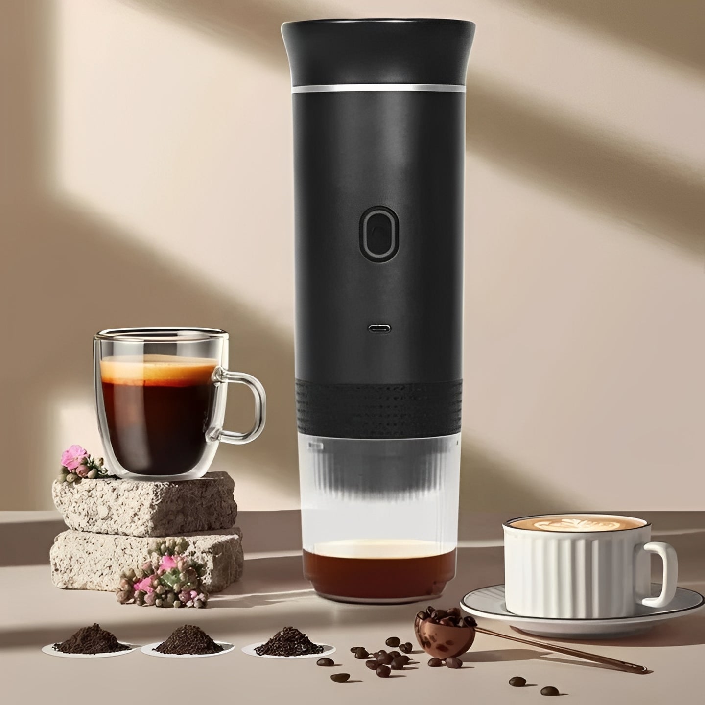[Hometech] Portable USB Powered Coffee Maker with 3 Brewing Modes