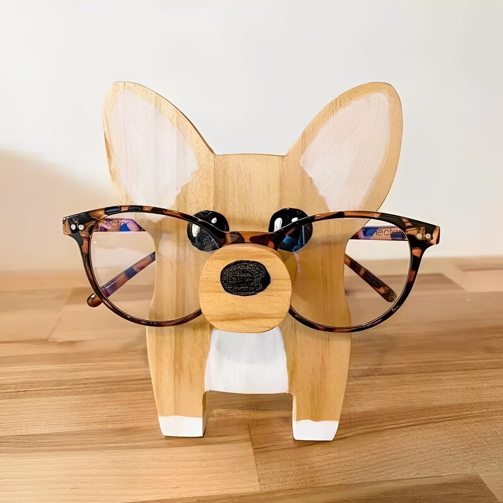 [Hometech] Wooden Animal Glasses Stand Designed to Help Organize Eyewear