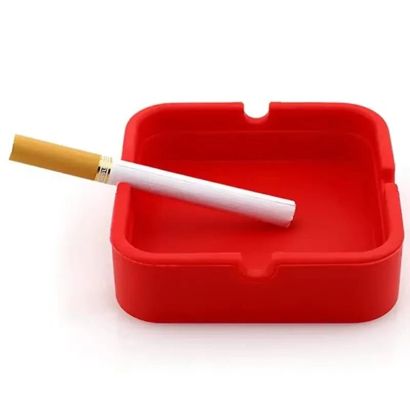 [Hometech] Square Silicone Ashtray with Portable Case