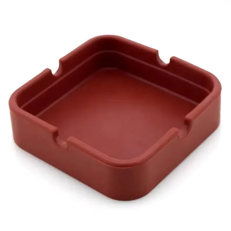 [Hometech] Square Silicone Ashtray with Portable Case