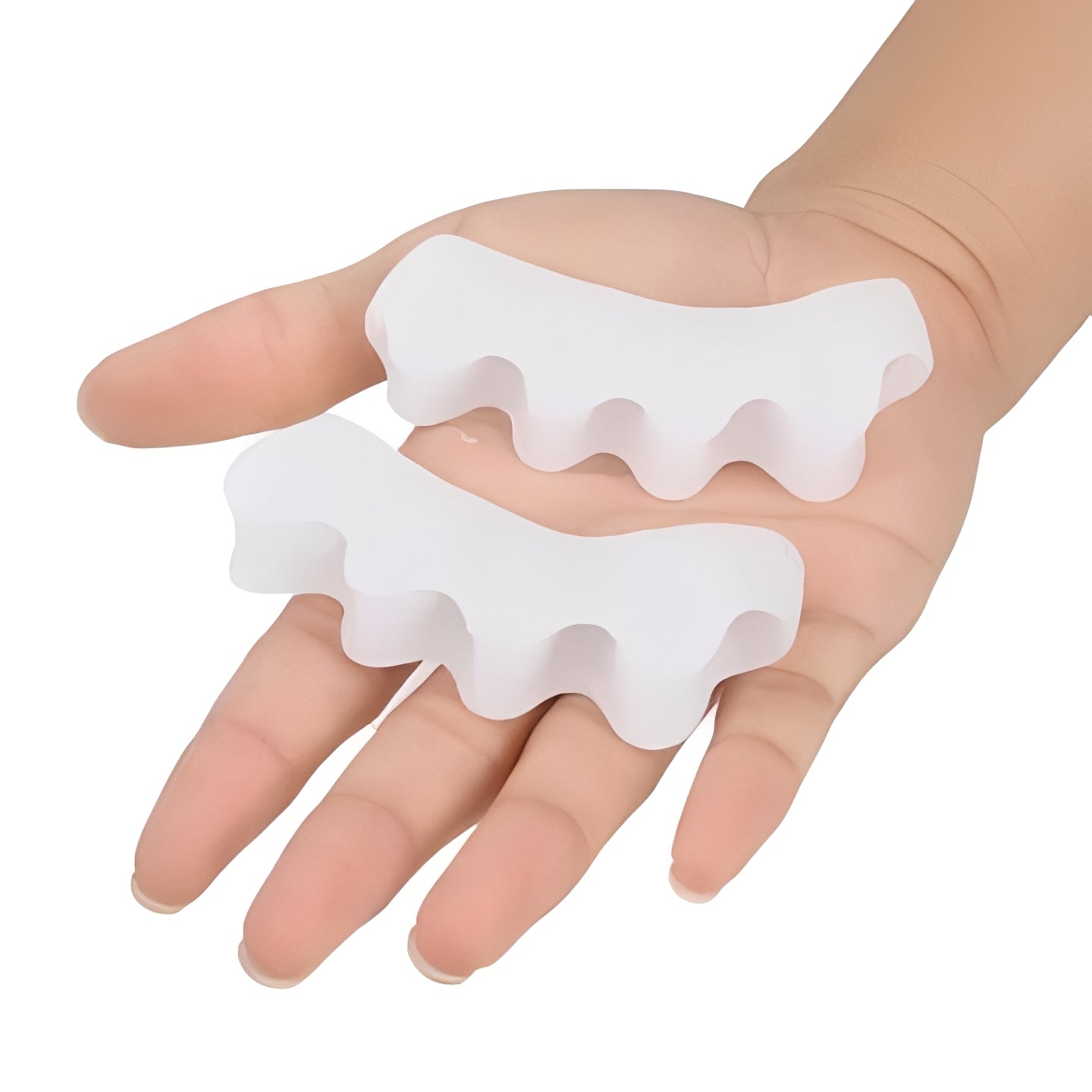 [Hometech] Silicone Hammer Toe Separator Support Brace with Flexible Design