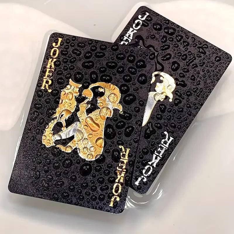 [Hometech] Black and Gold Playing Card Deck for Casual and Regular Play
